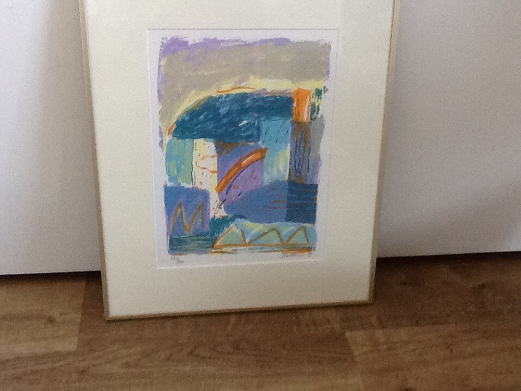 Ahmad B. Baldin : kleurenlitho , gesigneerd , ingelijst kopen? Bied vanaf 20!