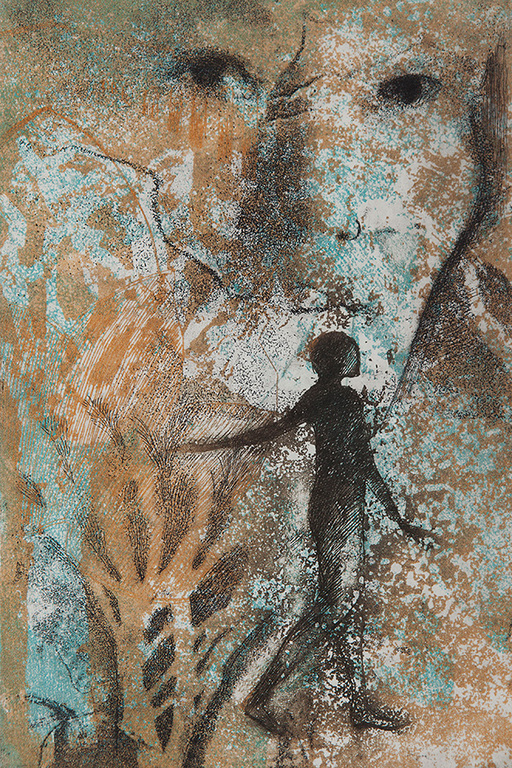 TItel: André Goezu - Ets en aquatint op papier - Asia I kopen? Bied vanaf 20!