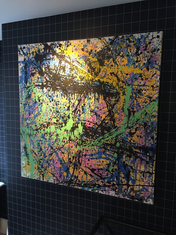 ORIGINEEL - RICK TRIEST -  OLIEVERF - 100X100 CM kopen? Bied vanaf 1!