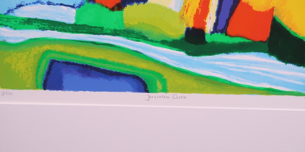 Saskia Bremer: Zeefdruk, Jerusalem Castle kopen? Bied vanaf 1!