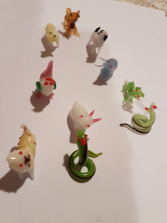 Murano glas 10 dieren miniature anni 55/60 kopen? Bied vanaf 2!