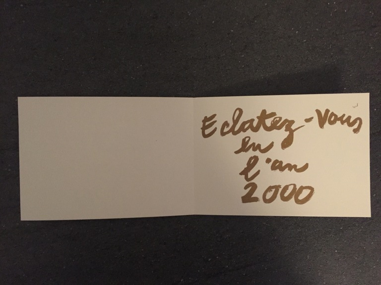 CORNEILLE EA zeefdruk  kerst en oud en nieuw kaart uniek ! CoBrA kopen? Bied vanaf 1!