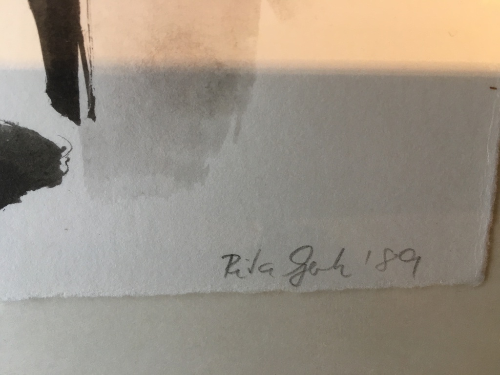 Rita Gertz, Acquarel Oostindische inkt, mooi werk, lagere prijs (laatste ronde) kopen? Bied vanaf 40!