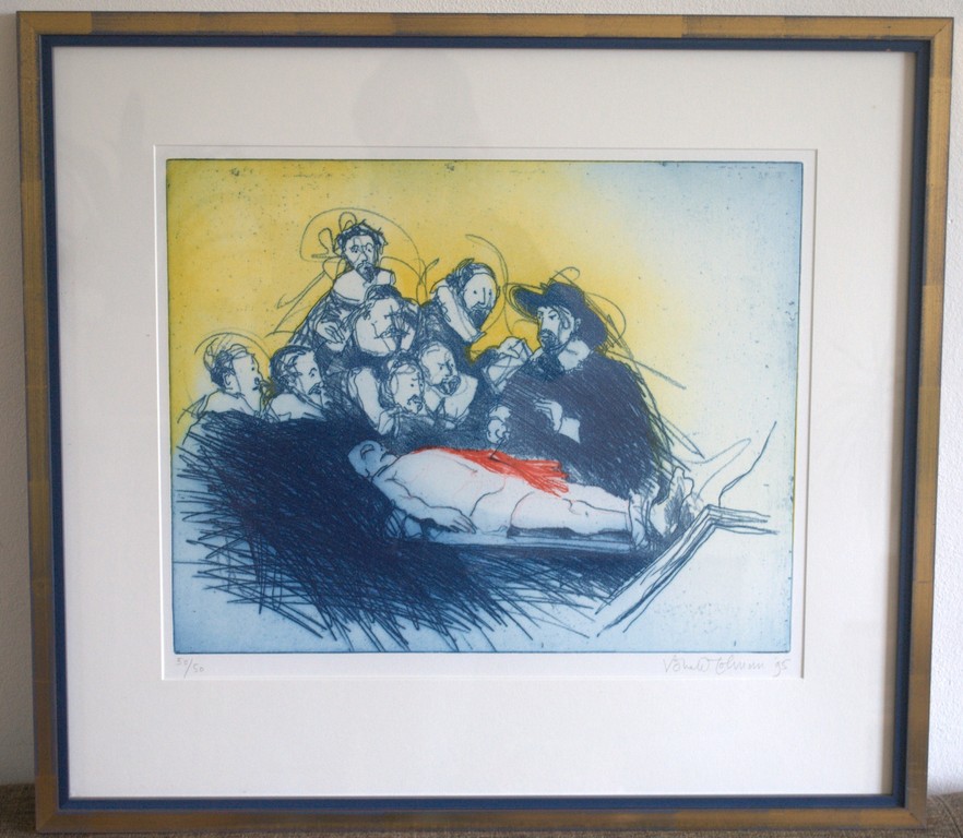 De Anatomische les: ets, vernis mou met aquatint opl. 50 ex. kopen? Bied vanaf 80!