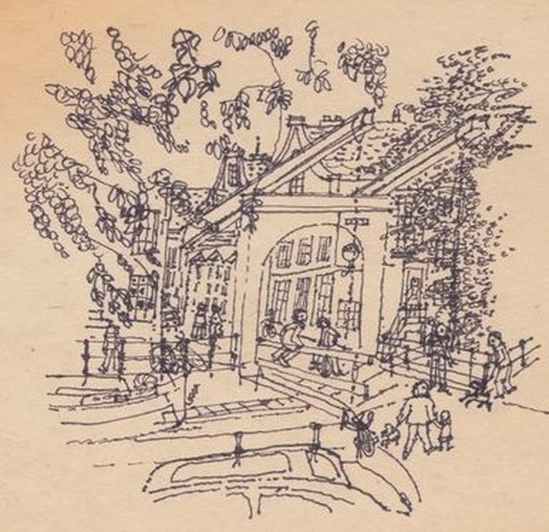 Onbekende Kunstenaar - 2 Pentekeningen - Amsterdam 700 jaar (1975) kopen? Bied vanaf 1!