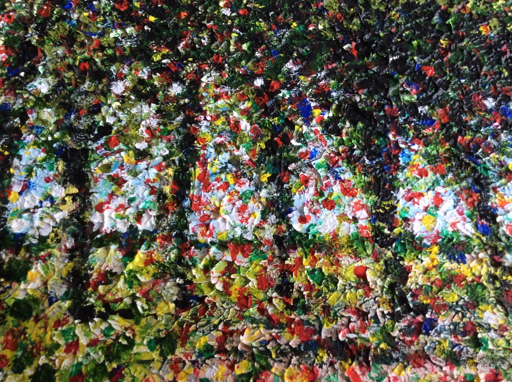 Jack Vissers - Landweg met bomen - acryl op canvas board kopen? Bied vanaf 125!