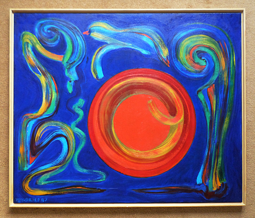 Ernst Vijlbrief - Andromania, olieverf op doek (mooi ingelijst, groot) kopen? Bied vanaf 300!