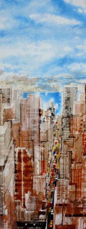 Gottfried Salzmann (1943) - Giclee NY Perspektive I (2013) 25 ex. kopen? Bied vanaf 99!