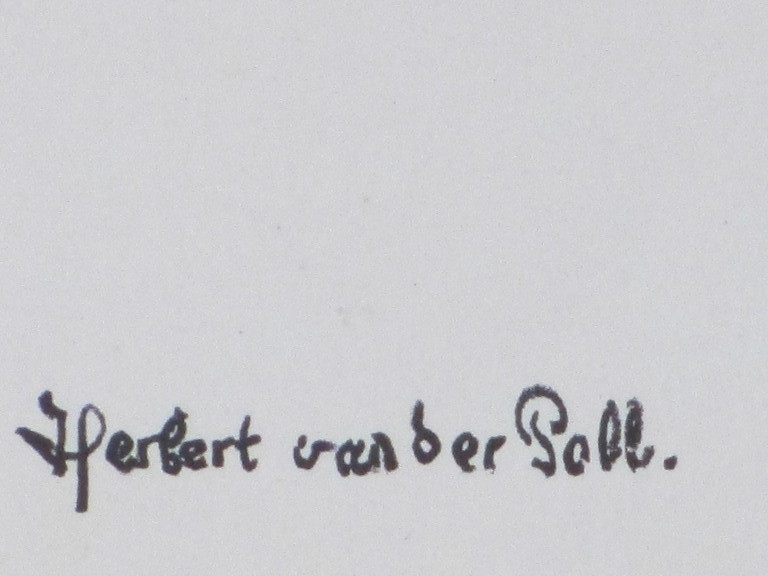 Herbert van der Poll, Tijger, Litho kopen? Bied vanaf 1!