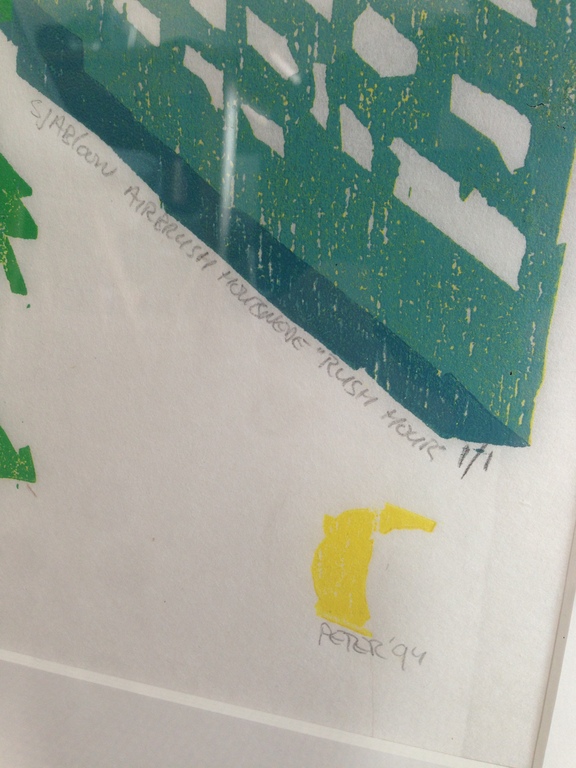 Peter Wortel: houtsnede/airbrush, Rush Hour kopen? Bied vanaf 50!