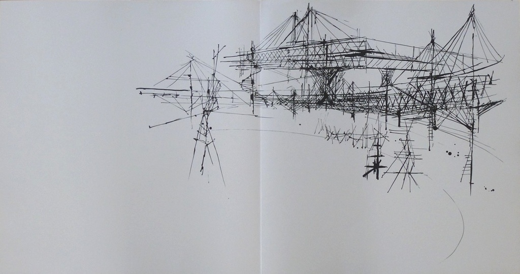 Constant, litho, 1963, New Babylon, oplage: 60 stuks verkocht voor € 350!