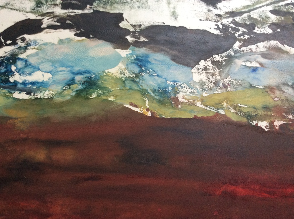 Irene Joffroy - landschap - olieverf op papier kopen? Bied vanaf 1!