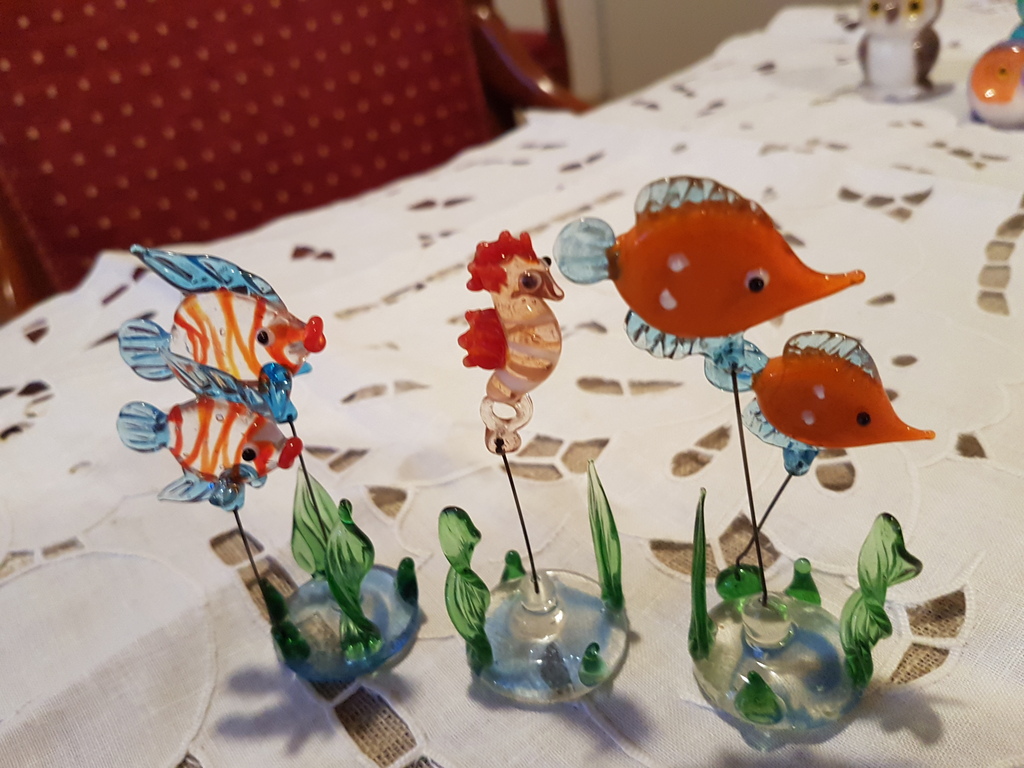 Murano aquarium set  3 pz kopen? Bied vanaf 5!