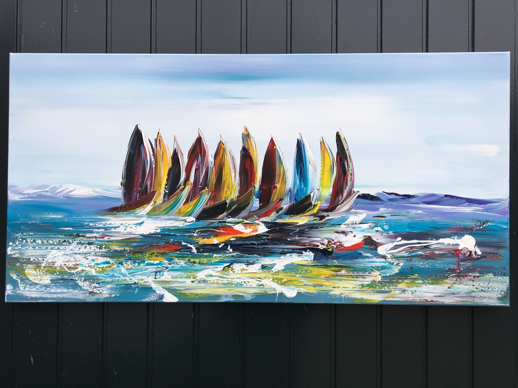 Gena - Fantasie Sailing  - Gesigneerd kopen? Bied vanaf 250!