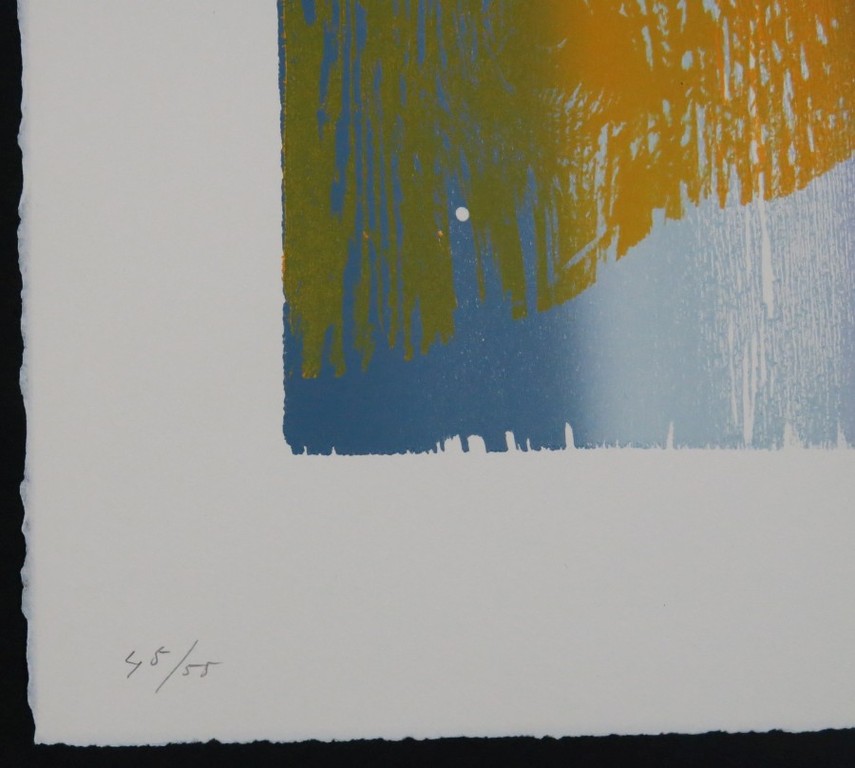 Joris Geurts: Zeefdruk, Zonder Titel: Geel en Paars kopen? Bied vanaf 20!