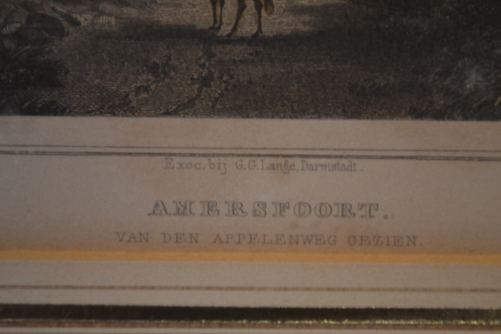 Handgekleurde staalgravure van Amersfoort (1862) kopen? Bied vanaf 1!