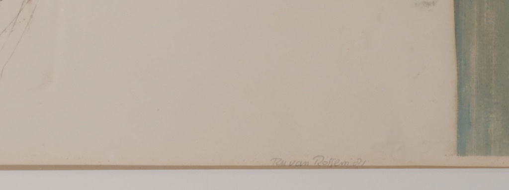 Ru van Rossem: Ets, Rodeo - Ingelijst kopen? Bied vanaf 50!