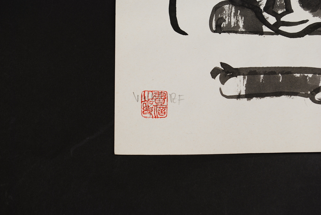 ERNST VIJLBRIEF (2 x inkt op papier) slapende katten kopen? Bied vanaf 1!