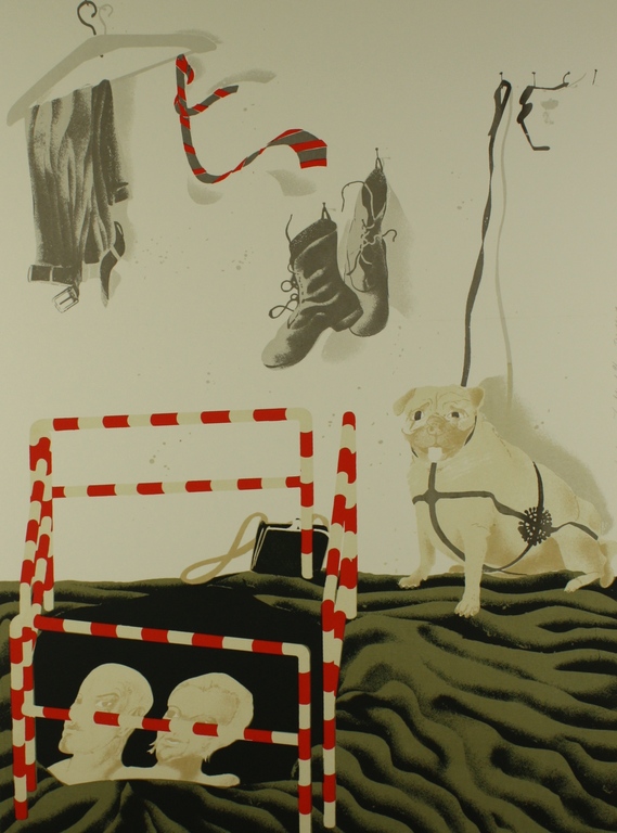 Geert Mols, Zeefdruk, 1973 verkocht voor € 49!