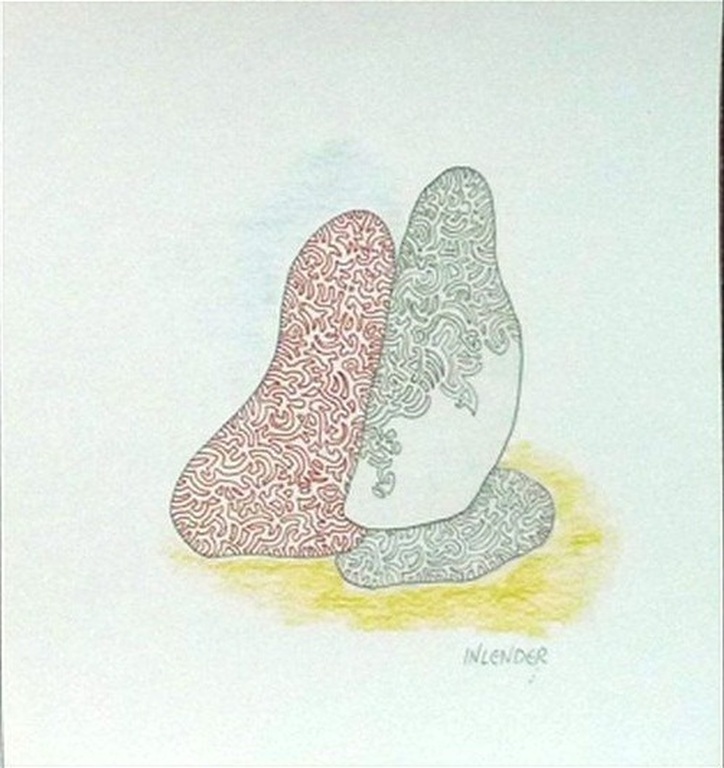 Emilio Avraham Inlender: Lithografie, Figuren I kopen? Bied vanaf 10!