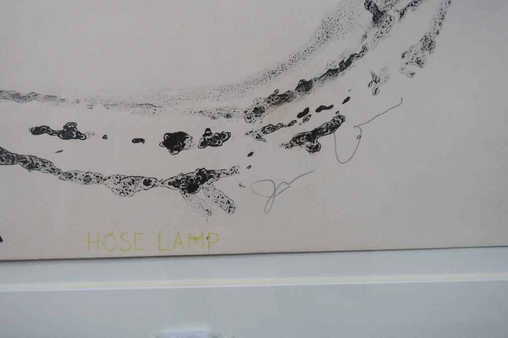 Jim Dine: Litho, Hose Lamp - Ingelijst kopen? Bied vanaf 250!