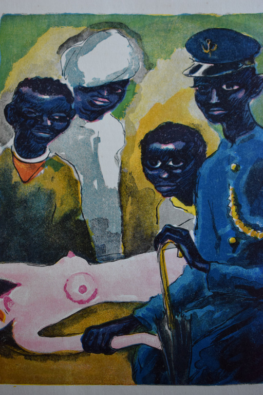 Kees van Dongen - Houtgravure - Amina et les esclaves verkocht voor € 160!