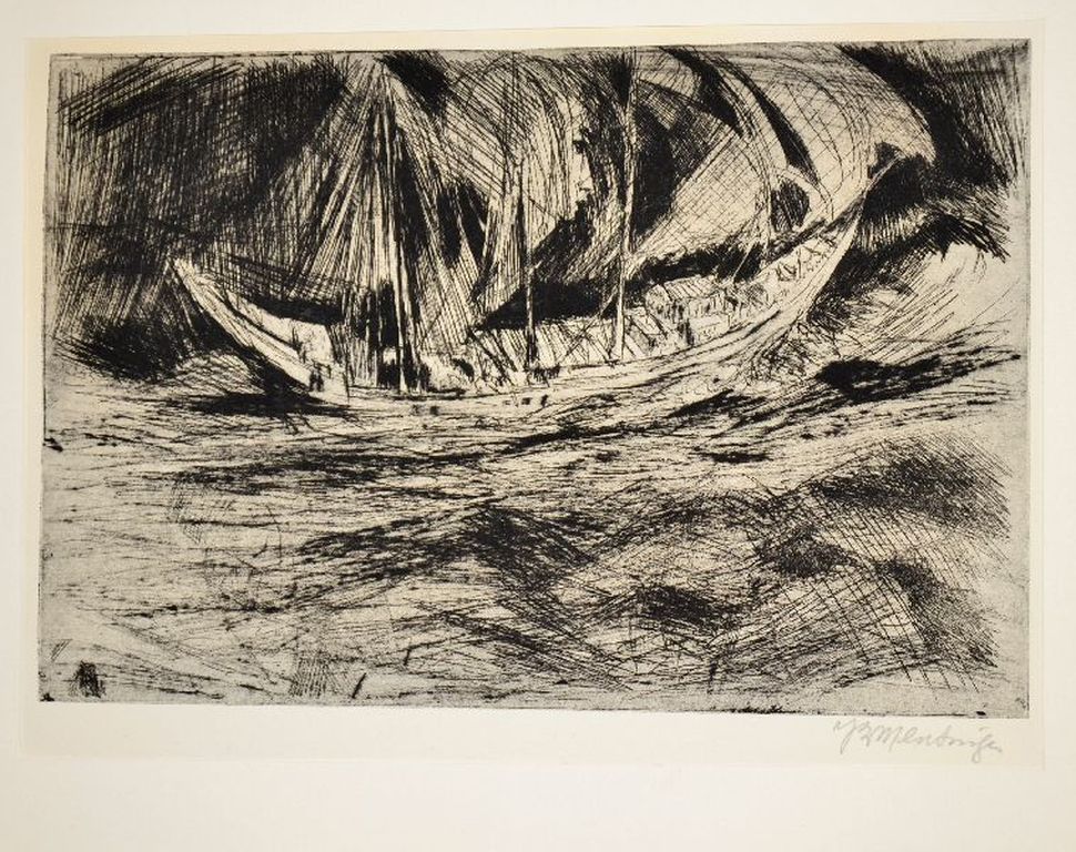 Jan Mensinga: Ets. Le Beau Navire verkocht voor € 60!