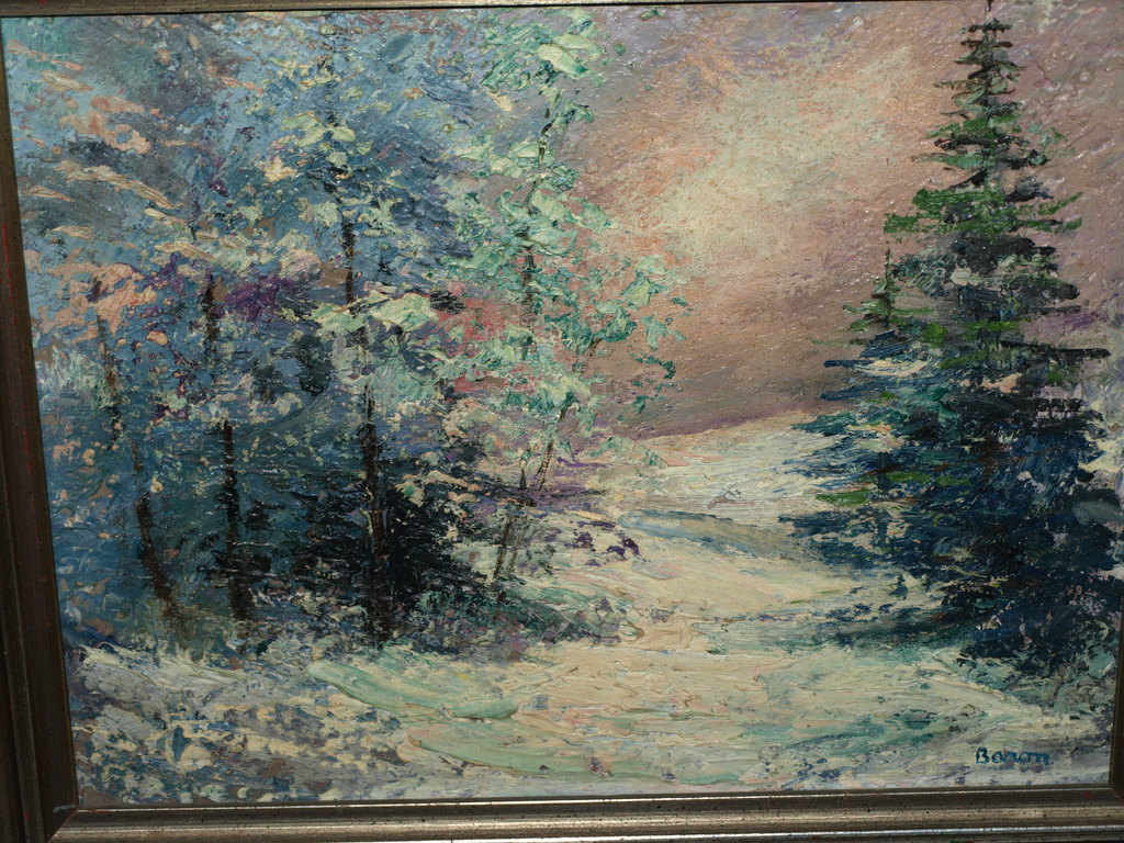 Olieverf - Bos – Gesigneerd - Ingelijst - 46 x 39 cm kopen? Bied vanaf 40!