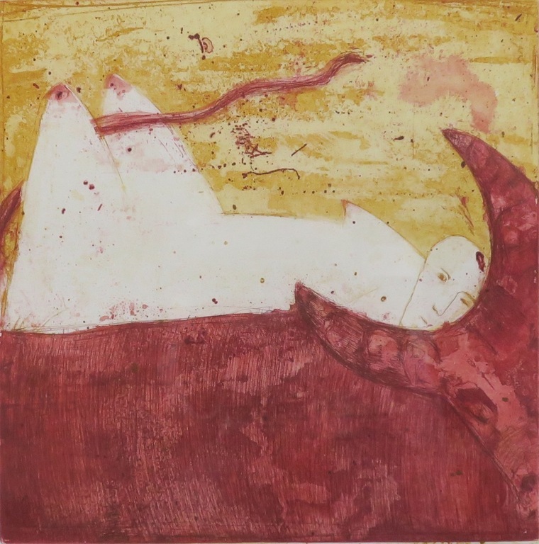 Marjoke Schulten: Kleurets, Liefdeslandschap - Ingelijst kopen? Bied vanaf 1!