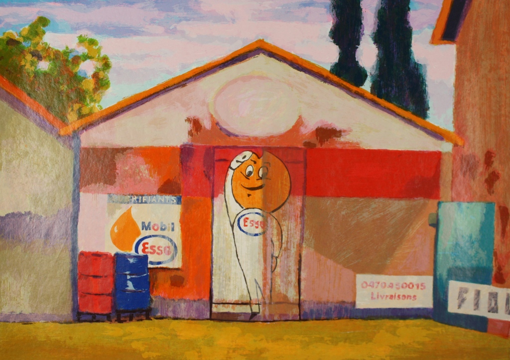 Willem Brauck, kleurenzeefdruk, 'Esso', 2006 kopen? Bied vanaf 59!