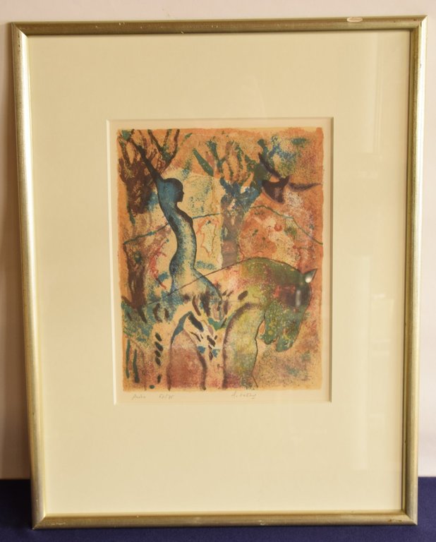 André Goezu - Lithografie op papier - Aube kopen? Bied vanaf 25!