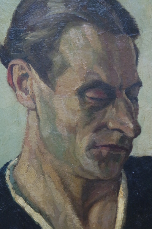 Christiaan Gerrit Polder (1897-1981) - olieverf op doek - mannenportret kopen? Bied vanaf 80!