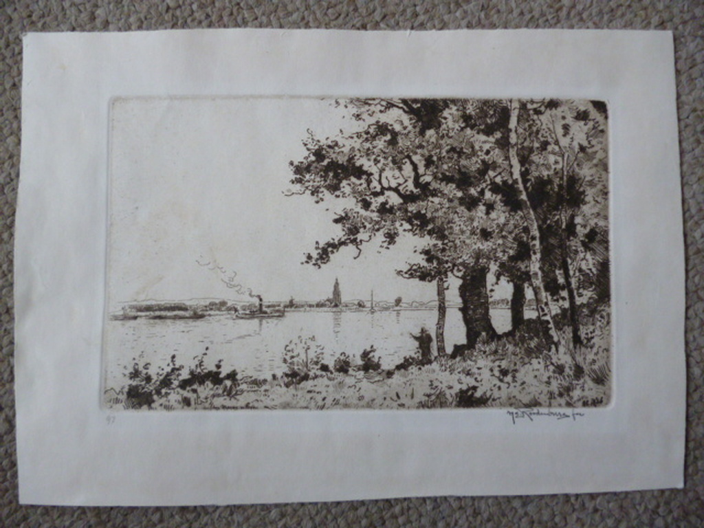 Hendrikus Elias Roodenburg  - ets - Tussen Rhenen en Ingen kopen? Bied vanaf 60!