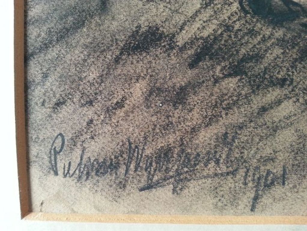 Piet van Wijngaerdt - krijttekeningen - Boerderijen kopen? Bied vanaf 180!