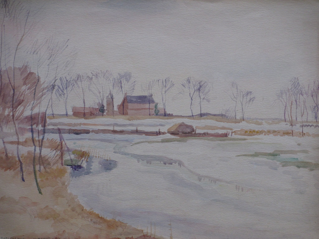 Han Krug, Dooisneeuw, Aquarel 1942 kopen? Bied vanaf 1!