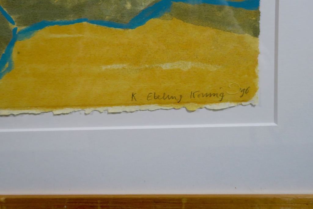 Koen Ebeling Koning: Litho, Twee figuren - Ingelijst kopen? Bied vanaf 20!