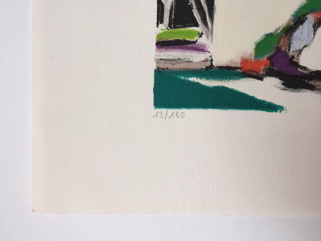GABRIEL GODARD, ‘Ouvrage’, originele litho, handgesigneerd  kopen? Bied vanaf 1!