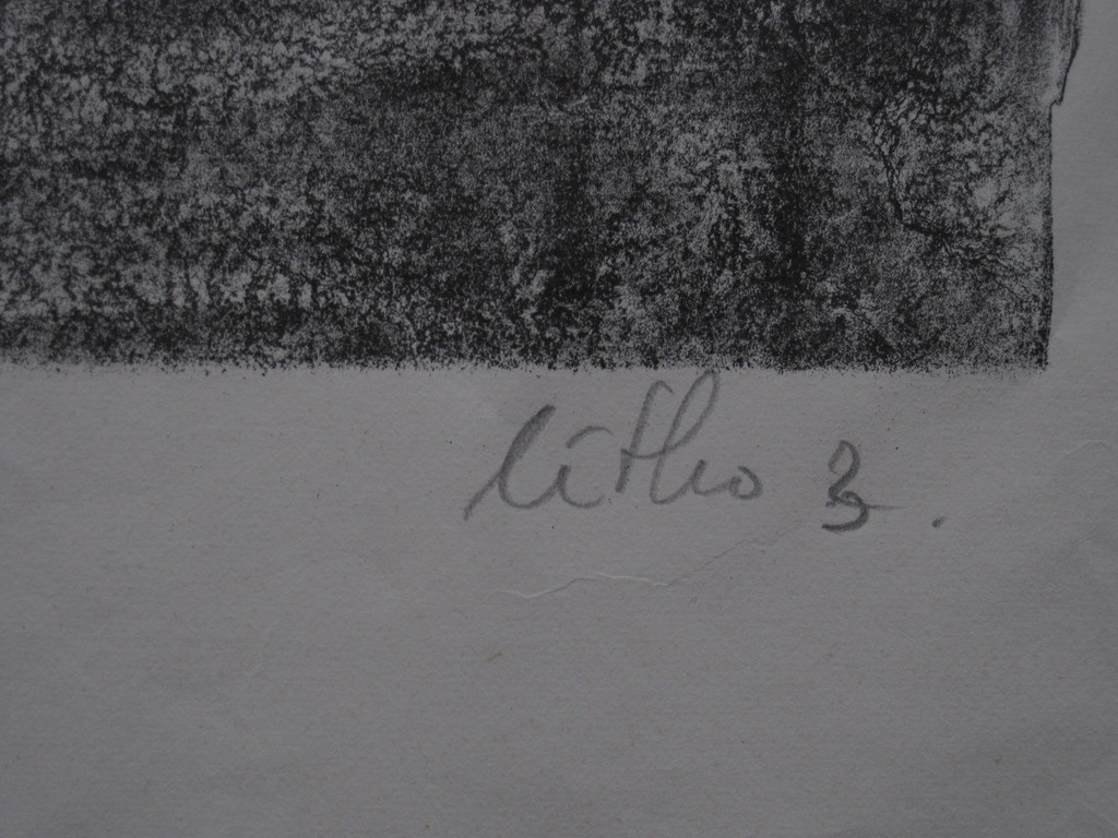 Krachtig Z/W Kees Buurman (1933-) Litho "schrijvers stilleven" gesigneerd  kopen? Bied vanaf 1!