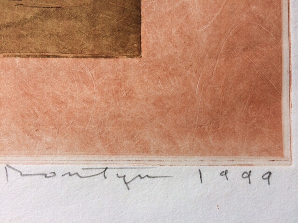 Jan Montyn: Millennium, map met vier etsen kopen? Bied vanaf 385!
