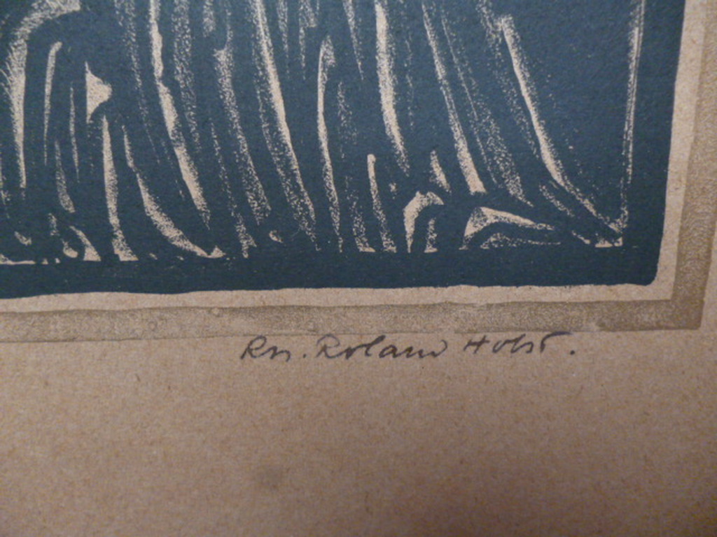 R.N. Roland Holst - litho - De parelduiker kopen? Bied vanaf 475!