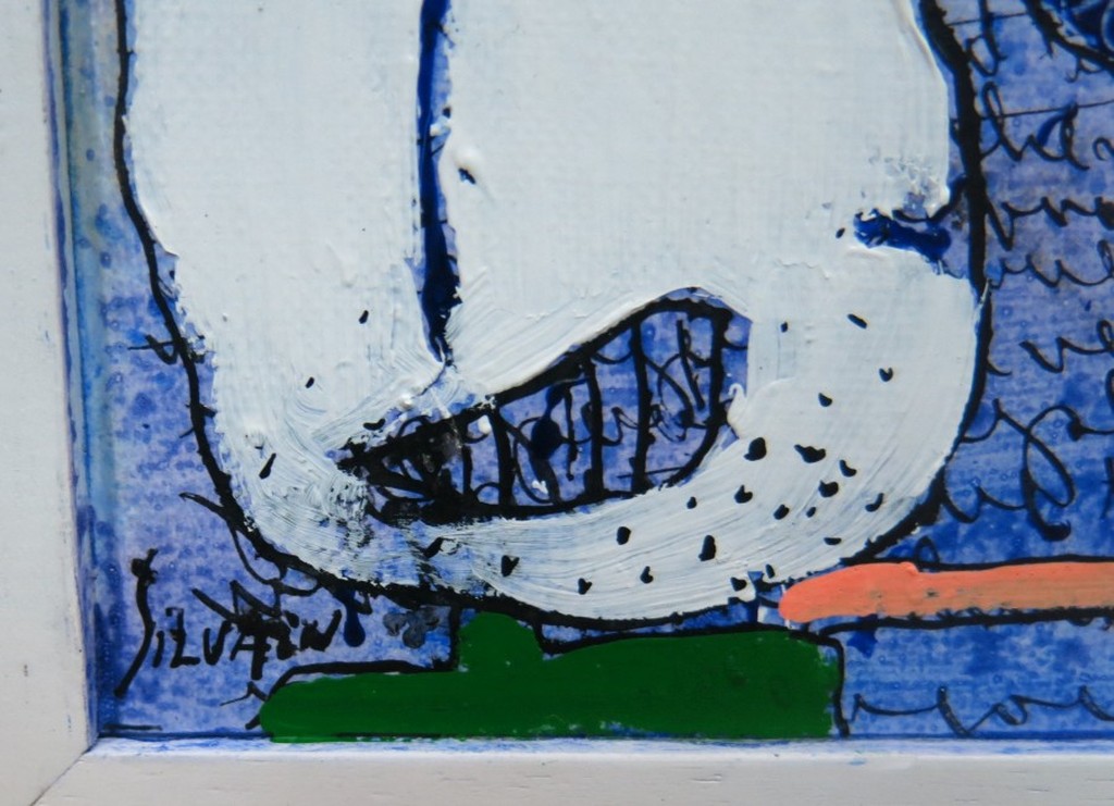 Christian Silvain: Acryl op doek, B 6 - Ingelijst kopen? Bied vanaf 300!