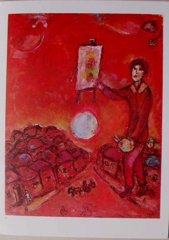 Marc Chagall - Le Chevalet - Derriere le miroir- no.225 / 1977 verkocht voor € 39!