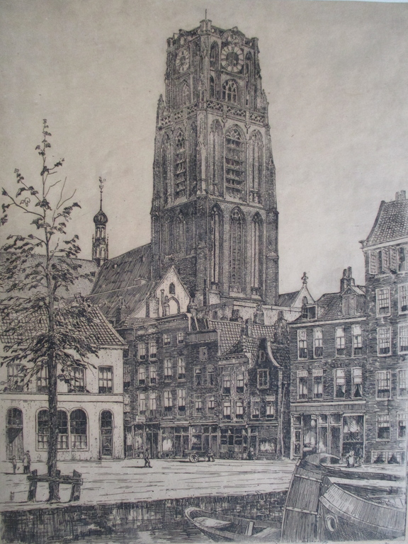 Marius Janssen, ets Rotterdam 1923 kopen? Bied vanaf 20!