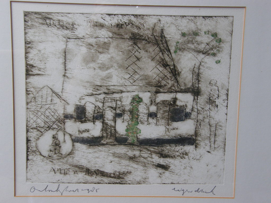 Anton Heyboer: Ingelijste ingekleurde ets, eigen druk, potlood gesigneerd kopen? Bied vanaf 1!
