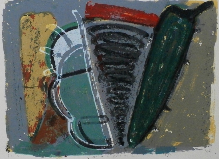 Piet Warffemius - Zeefdruk -  verkocht voor € 60!