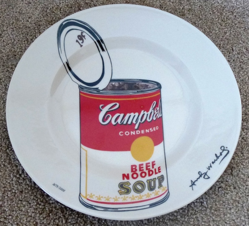 Andy Warhol, keramiek bord, oplage 5000 stuks, in originele doos kopen? Bied vanaf 125!