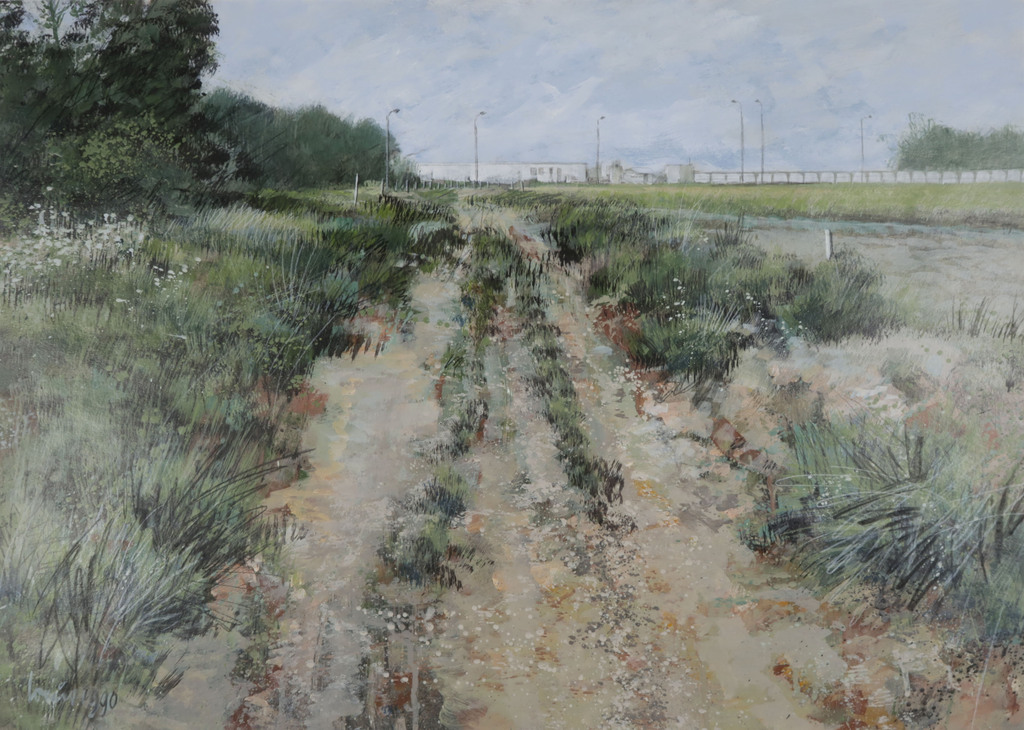 Onbekend gesigneerd: Acryl op papier, Crust XII kopen? Bied vanaf 1!