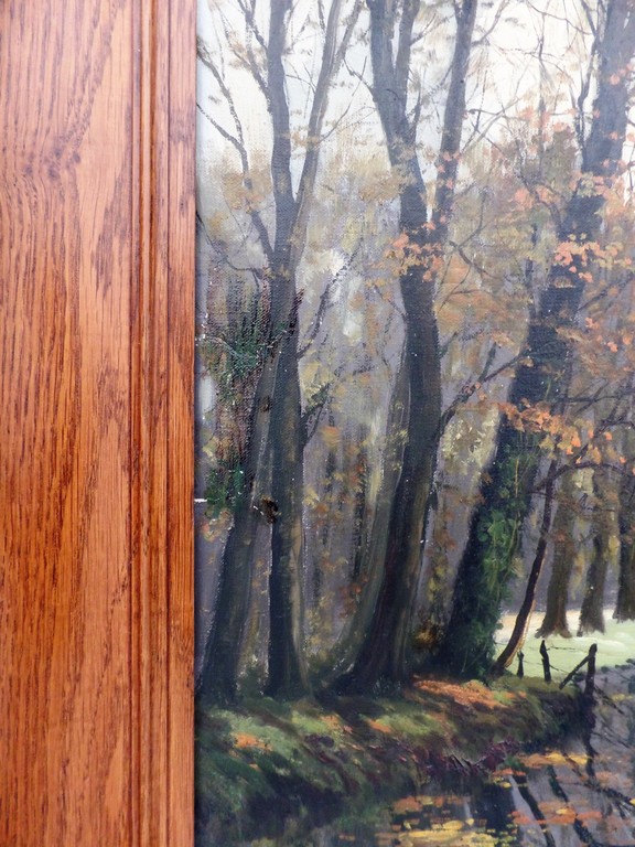 Frans Baaijens  -  Olieverf doek  -  Park Sonsbeek Arnhem kopen? Bied vanaf 75!