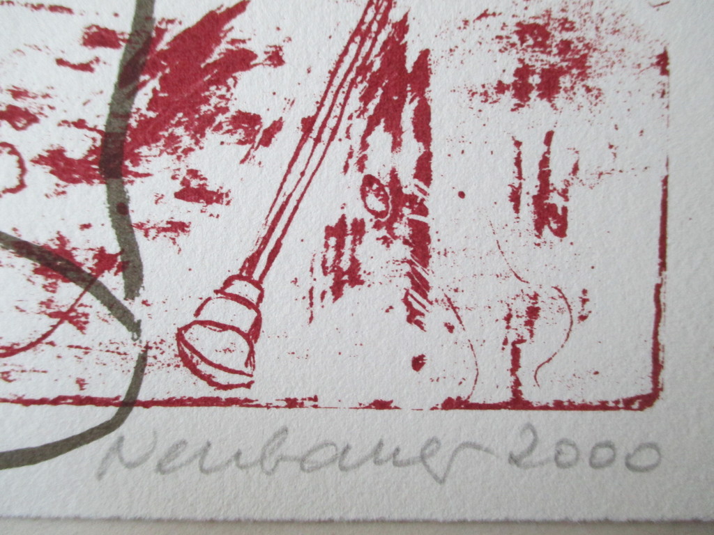 LAATSTE KANS!!Ursula Neubauer, zeefdruk,  kopen? Bied vanaf 10!