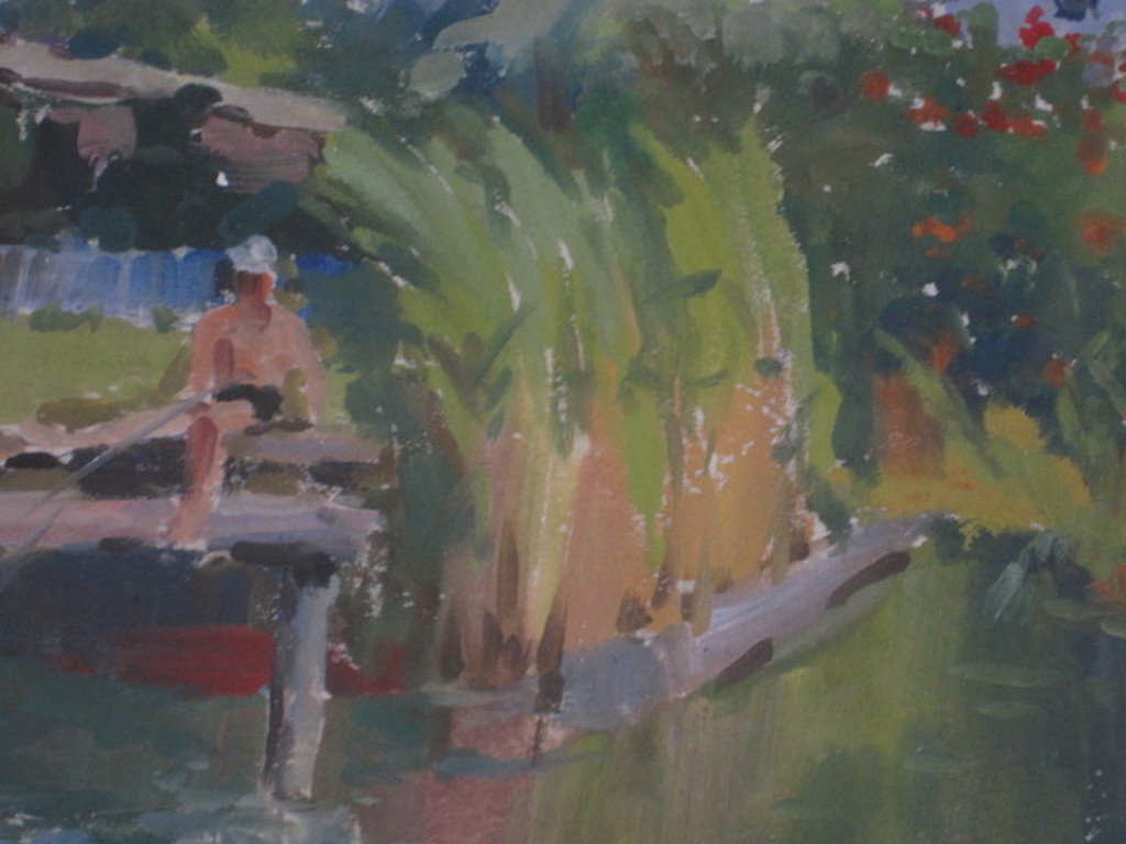 Russische School omstreeks 1950 Aquarel  kopen? Bied vanaf 1!